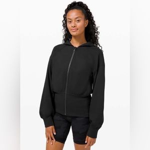 Lululemon Hugged-Waist Cotton Zip Hoodie